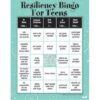Resiliency Bingo for Teens