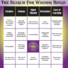 The Search for Wisdom Teen Bingo Game