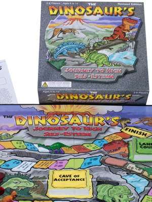The Dinosaur's Journey To High Self-Esteem Game Set of 2