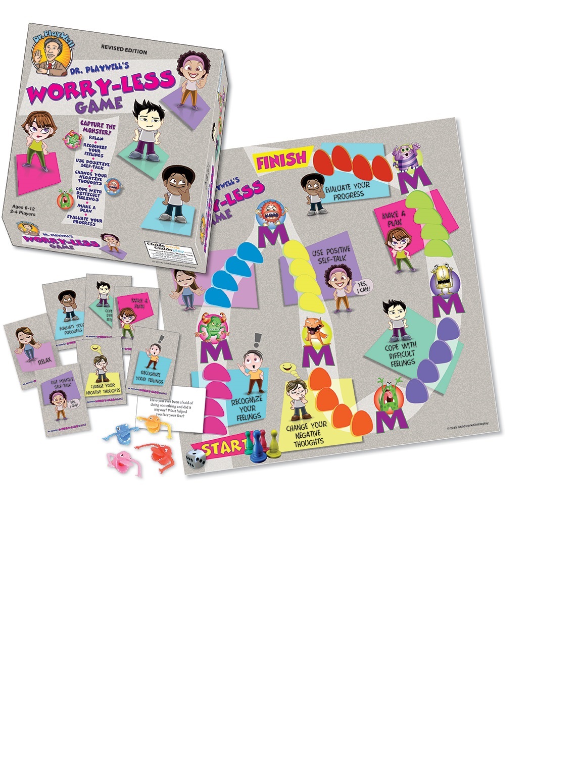 Dr PlayWell's Worry Less Game Set of 2